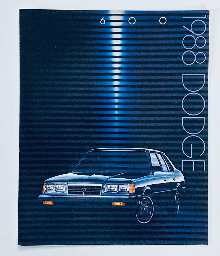 1988 Dodge 600 Dealer Showroom Sales Brochure Guide Catalog