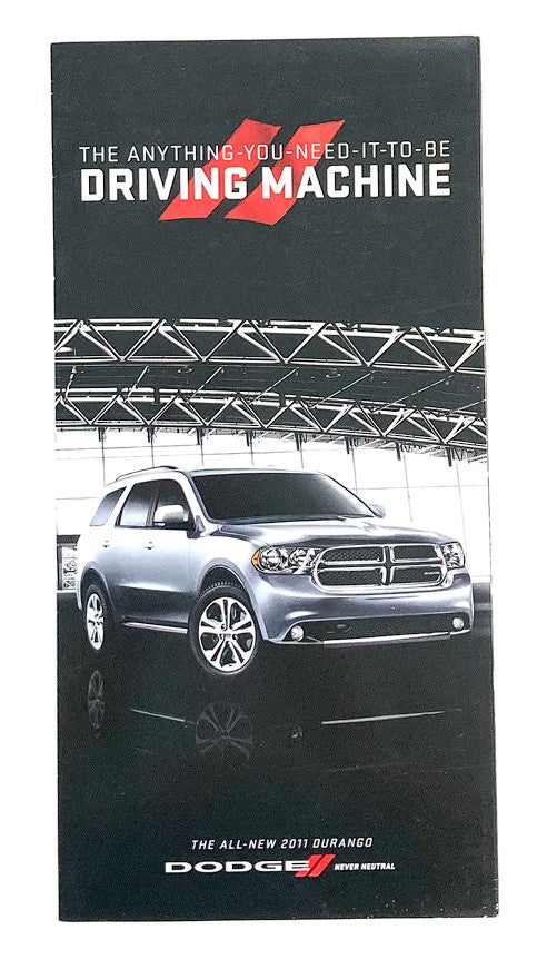 2011 Dodge Durango Dealer Showroom Sales Brochure Guide Catalog