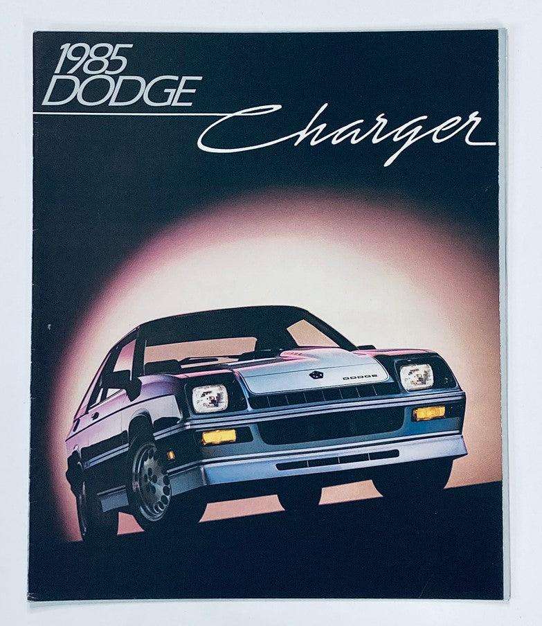 1985 Dodge Charger Dealer Showroom Sales Brochure Guide Catalog