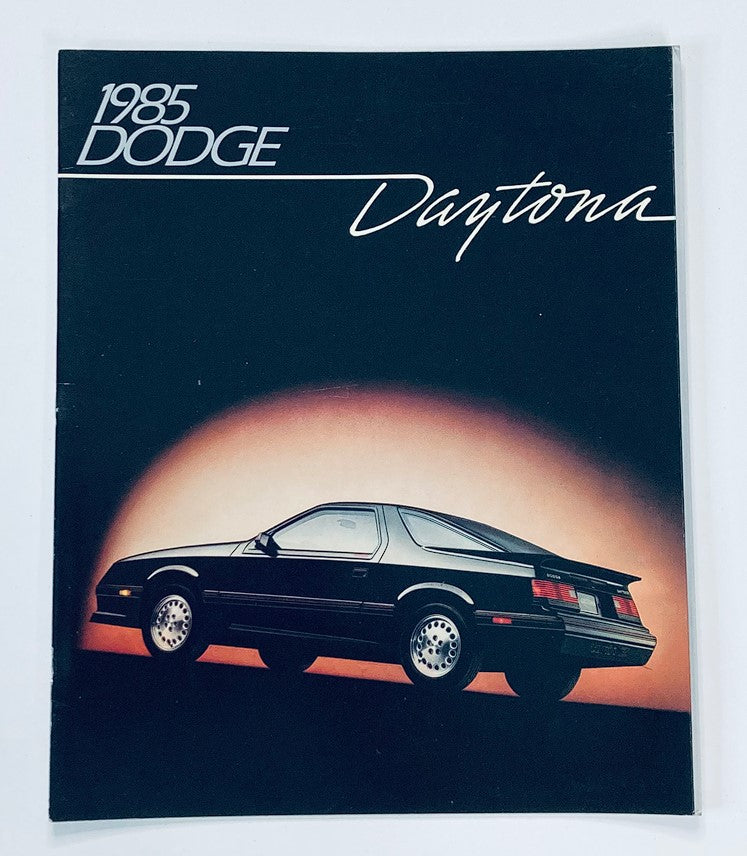 1985 Dodge Daytona Dealer Showroom Sales Brochure Guide Catalog