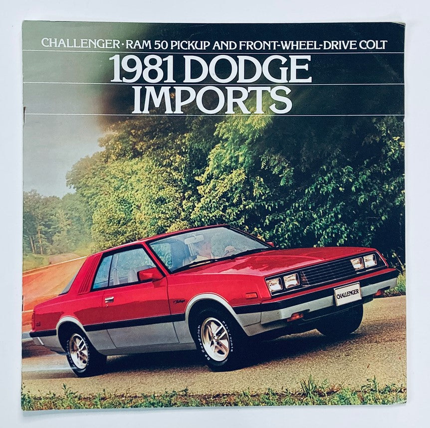 1981 Dodge Imports Dealer Showroom Sales Brochure Guide Catalog