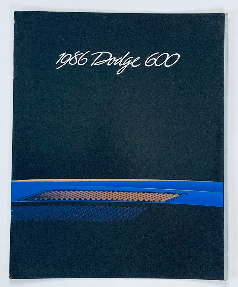 1986 Dodge 600 Dealer Showroom Sales Brochure Guide Catalog