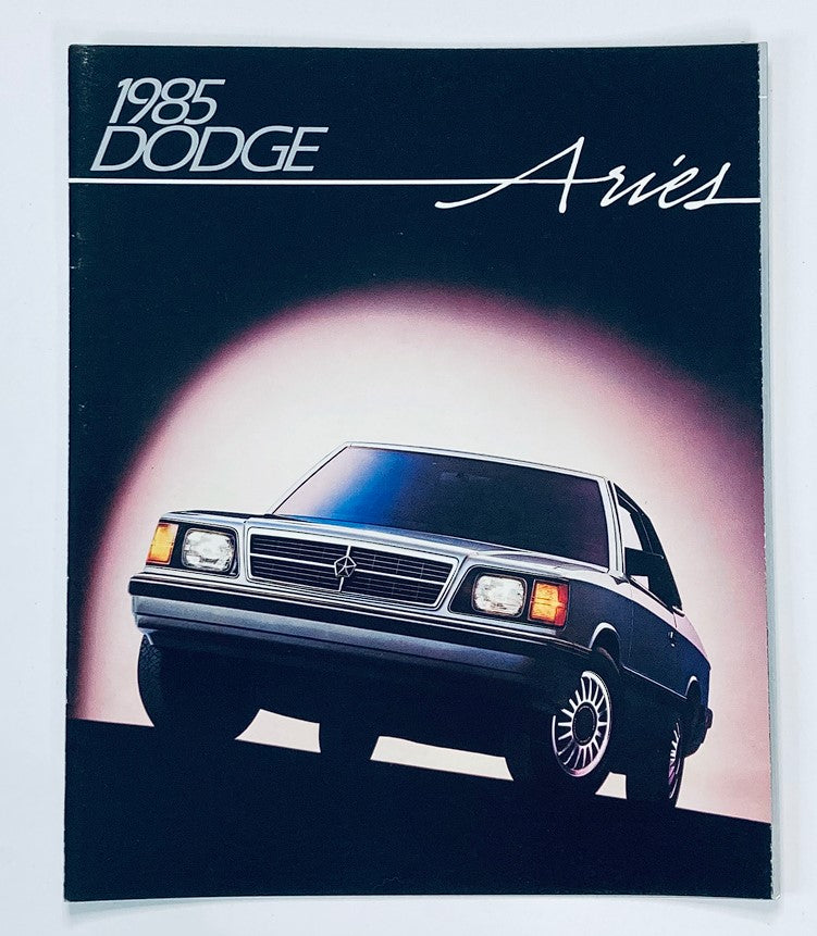 1985 Dodge Aries Dealer Showroom Sales Brochure Guide Catalog