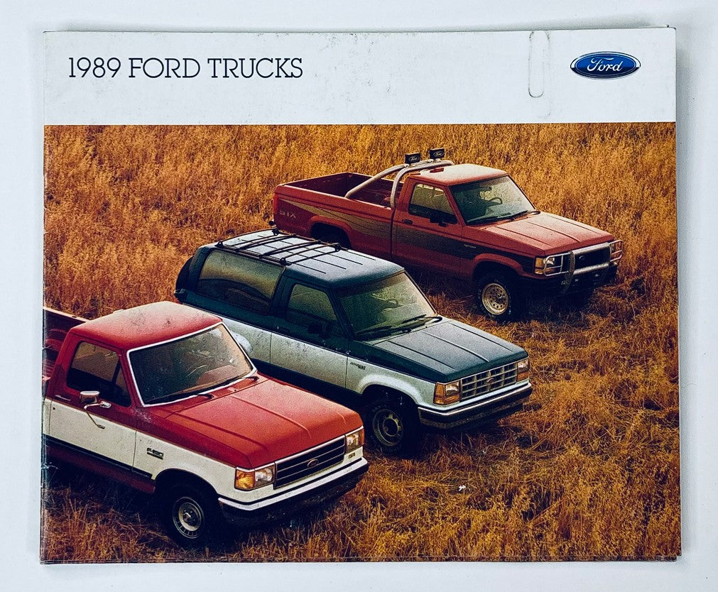 1989 Ford Trucks Dealer Showroom Sales Brochure Guide Catalog