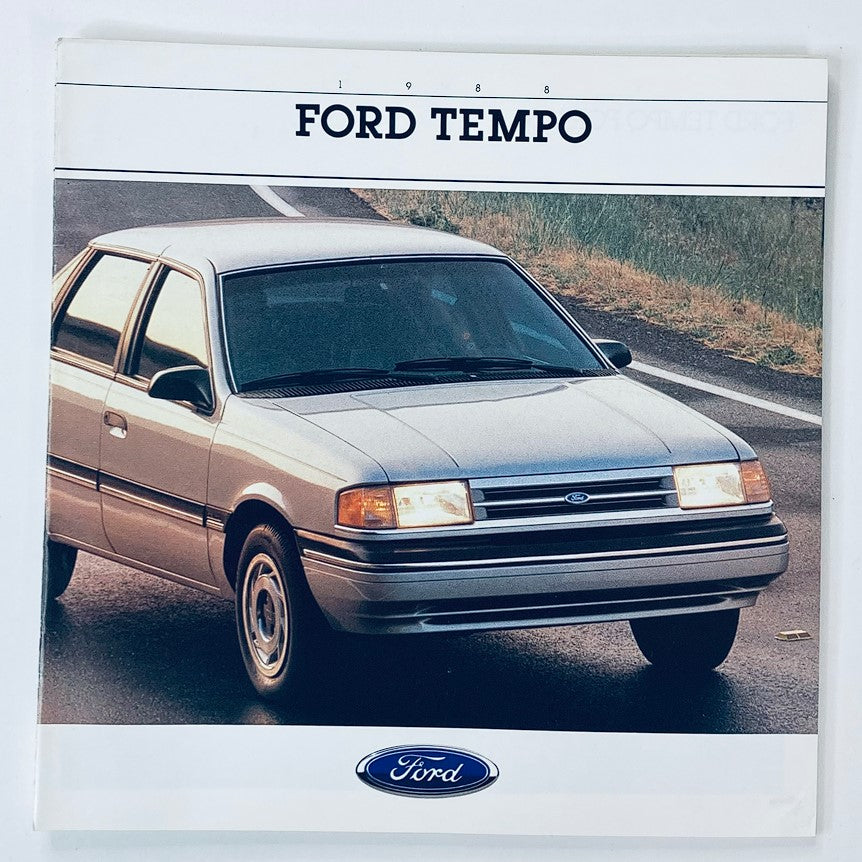 1988 Ford Tempo Dealer Showroom Sales Brochure Guide Catalog