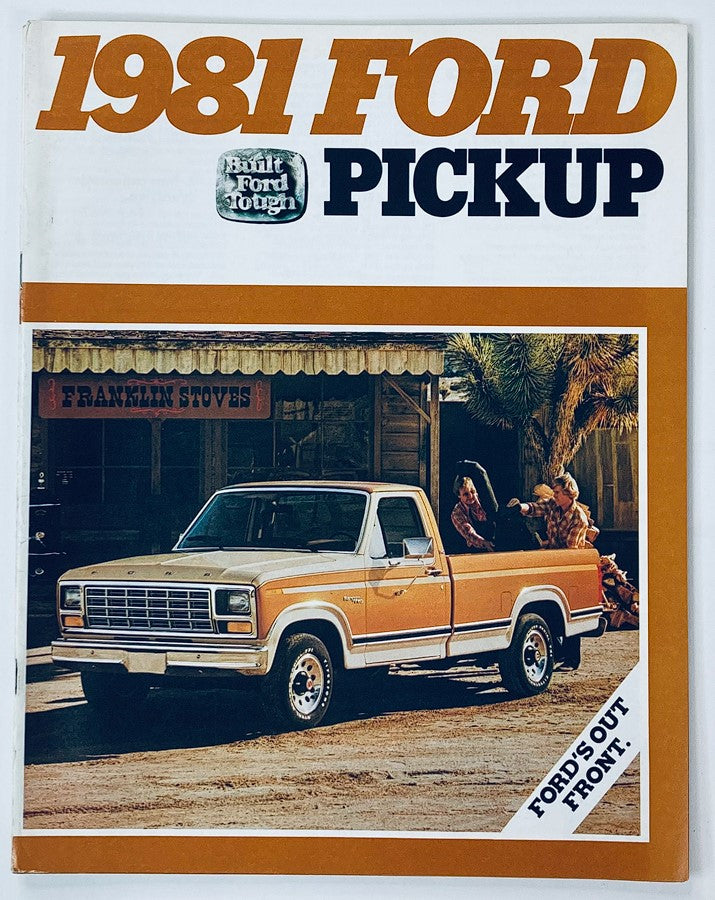 1981 Ford Pickup Dealer Showroom Sales Brochure Guide Catalog