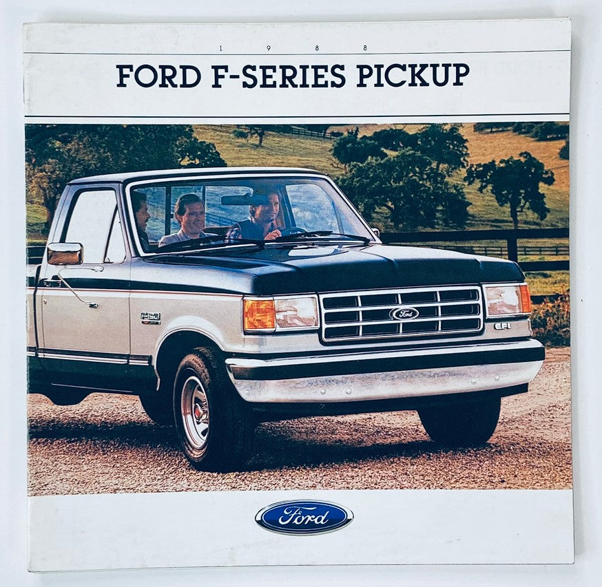 1988 Ford F-Series Pickup Dealer Showroom Sales Brochure Guide Catalog