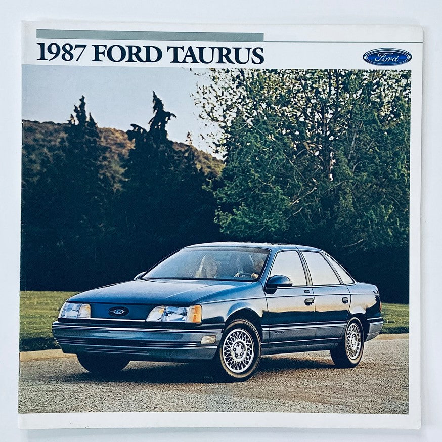 1987 Ford Taurus Dealer Showroom Sales Brochure Guide Catalog