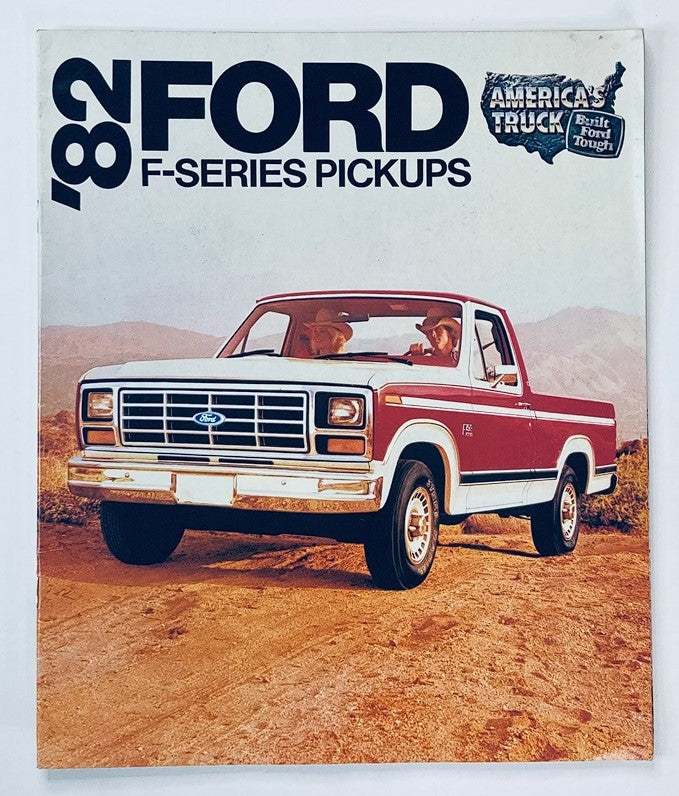 1982 Ford F-Series Pickups Dealer Showroom Sales Brochure Guide Catalog