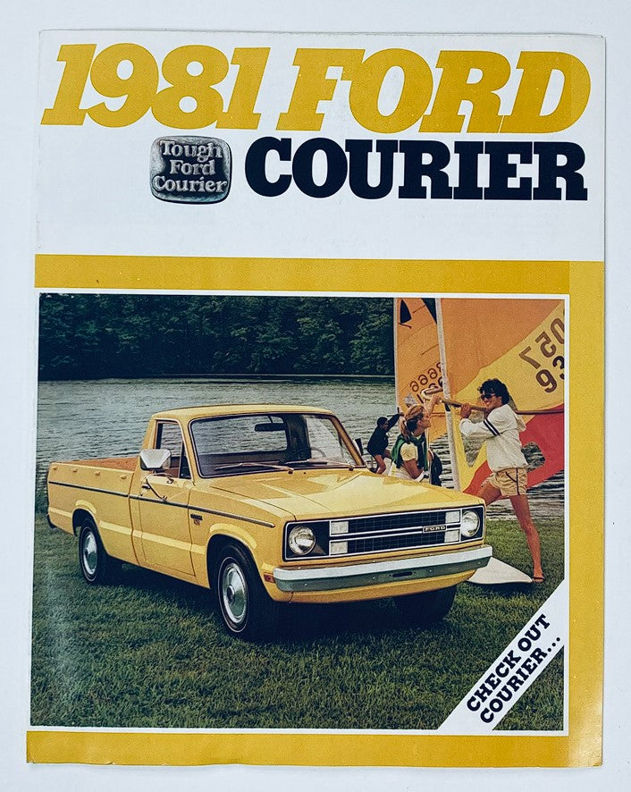 1981 Ford Courier Dealer Showroom Sales Brochure Guide Catalog