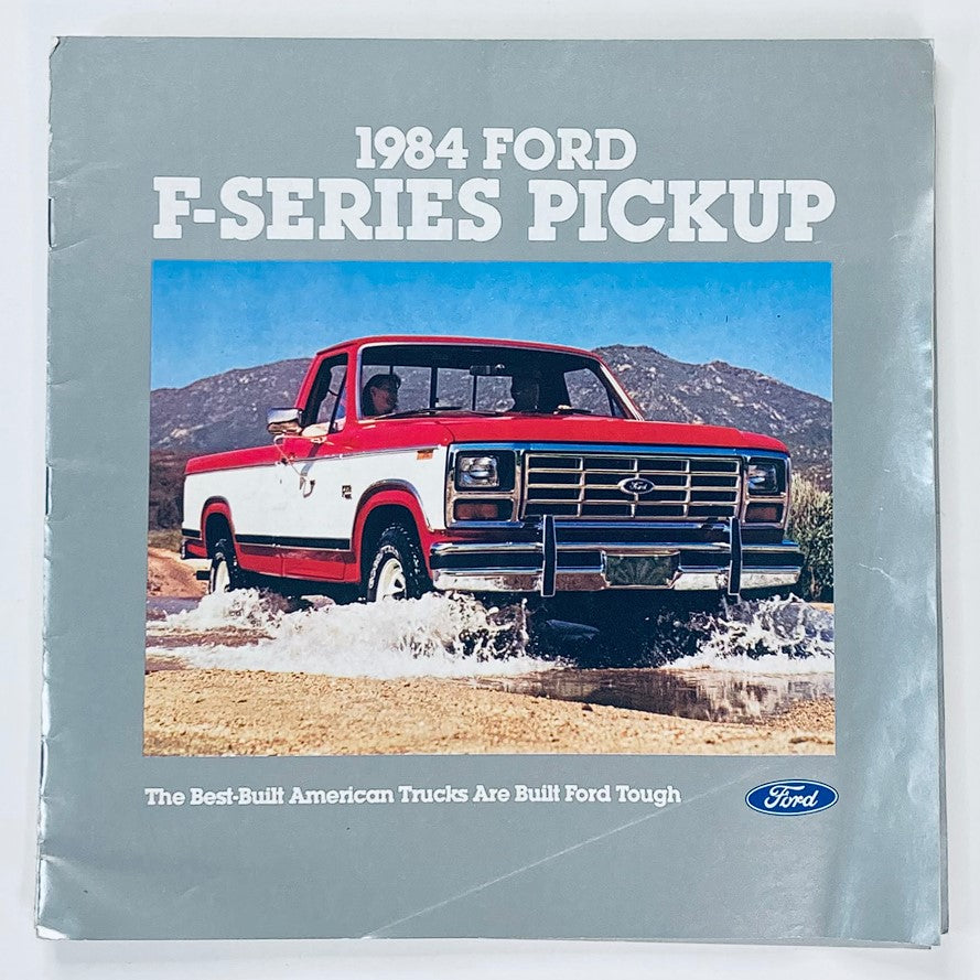 1984 Ford F-Series Pickup Dealer Showroom Sales Brochure Guide Catalog