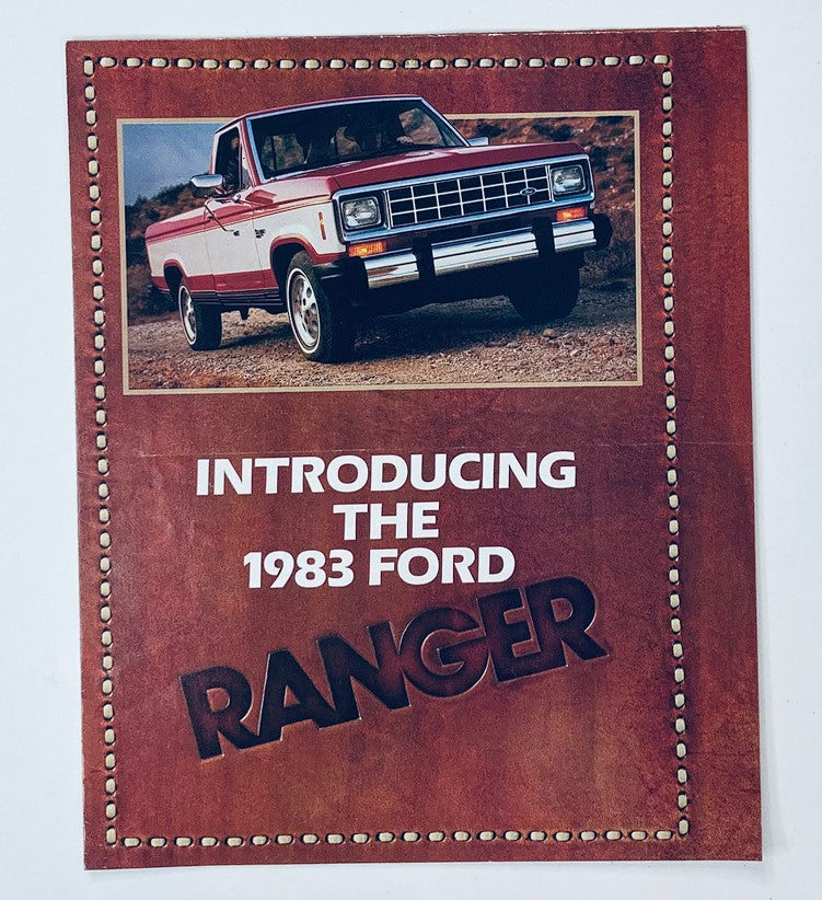 1983 The Ford Ranger Dealer Showroom Sales Brochure Guide Catalog