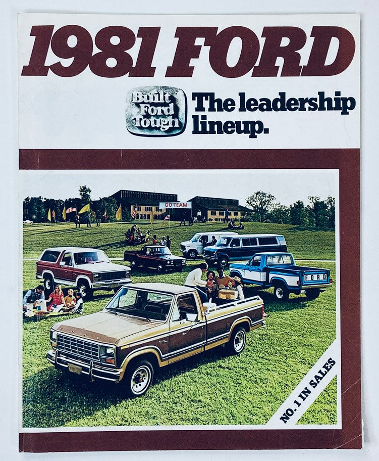 1981 Ford Leadership Lineup Dealer Showroom Sales Brochure Guide Catalog