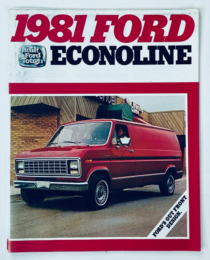 1981 Ford Econoline Dealer Showroom Sales Brochure Guide Catalog