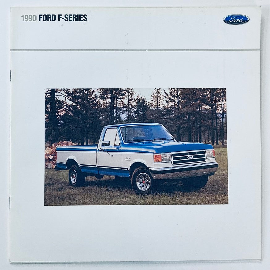 1990 Ford F-Series Dealer Showroom Sales Brochure Guide Catalog