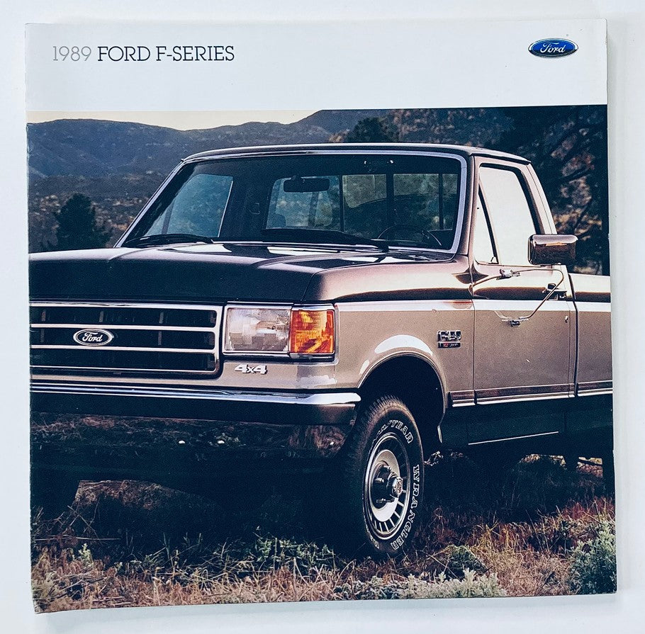 1989 Ford F-Series Dealer Showroom Sales Brochure Guide Catalog