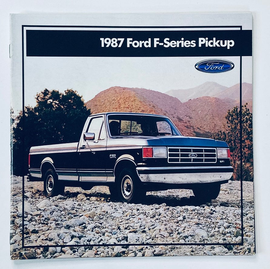 1987 Ford F-Series Pickup Dealer Showroom Sales Brochure Guide Catalog