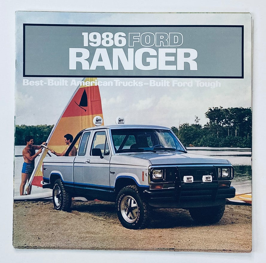 1986 Ford Ranger Dealer Showroom Sales Brochure Guide Catalog