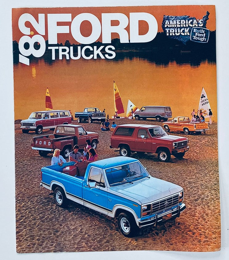 1982 Ford America's Trucks Dealer Showroom Sales Brochure Guide Catalog