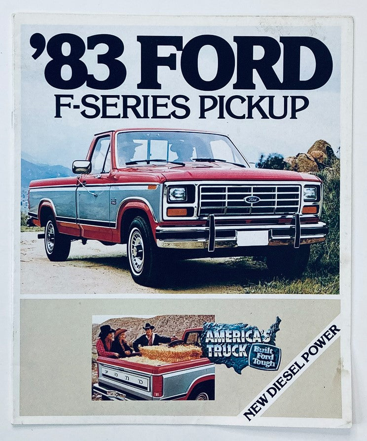 1983 Ford F-Series Pickup Dealer Showroom Sales Brochure Guide Catalog