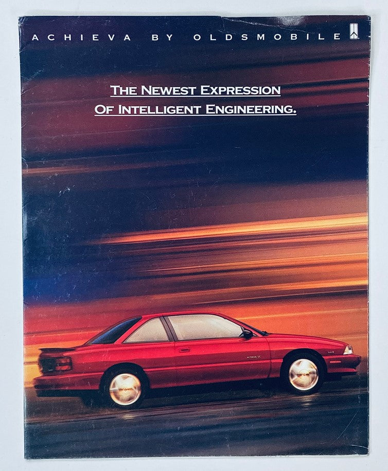 1992 Oldsmobile Achieva Dealer Showroom Sales Brochure Guide Catalog