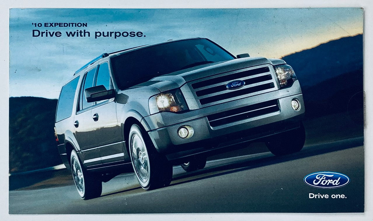 2010 Ford Expedition Dealer Showroom Sales Brochure Guide Catalog