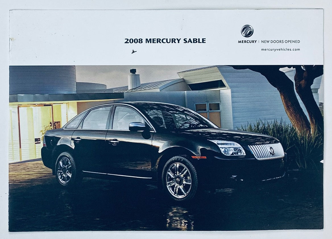 2008 Mercury Sable Dealer Showroom Sales Brochure Guide Catalog