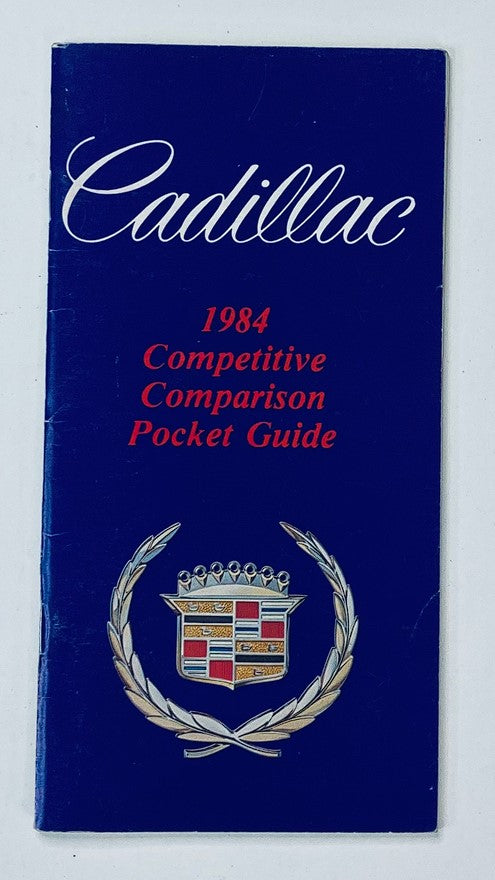 1984 Cadillac Competitive Comparison Pocket Guide