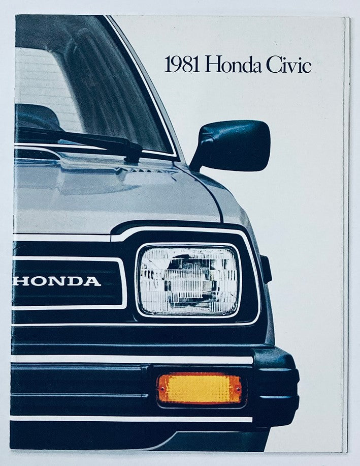 1981 Honda Civic Dealer Showroom Sales Brochure Guide Catalog