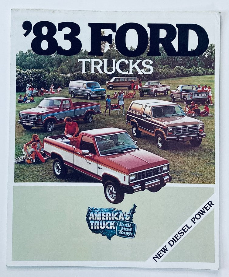 1983 Ford Trucks Dealer Showroom Sales Brochure Guide Catalog