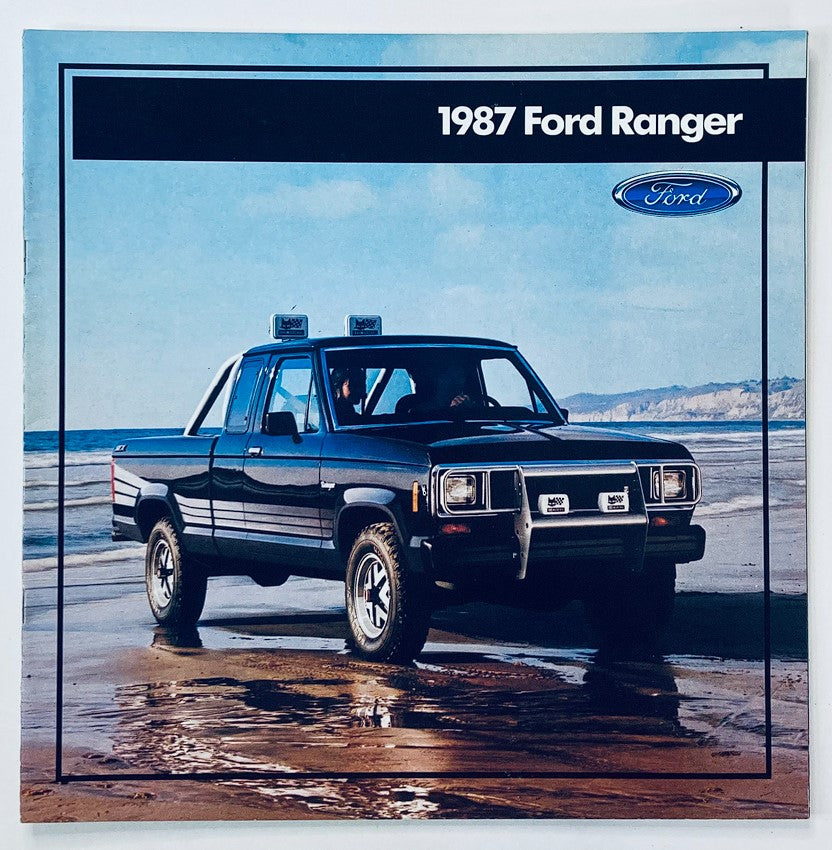 1987 Ford Ranger Dealer Showroom Sales Brochure Guide Catalog