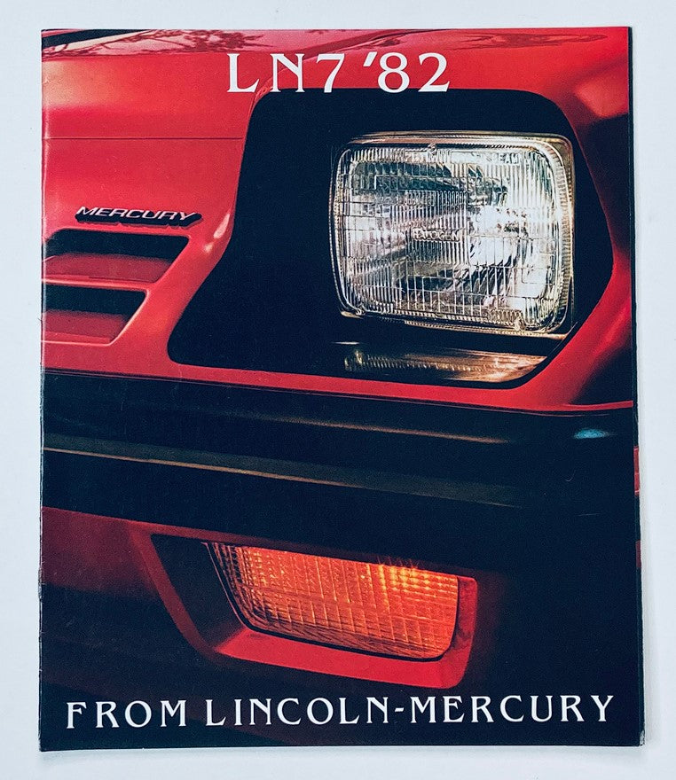 1982 Lincoln-Mercury LN7 Dealer Showroom Sales Brochure Guide Catalog