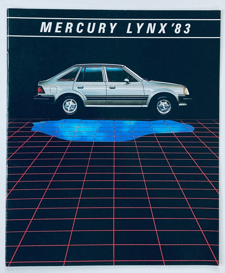 1983 Mercury Lynx Dealer Showroom Sales Brochure Guide Catalog