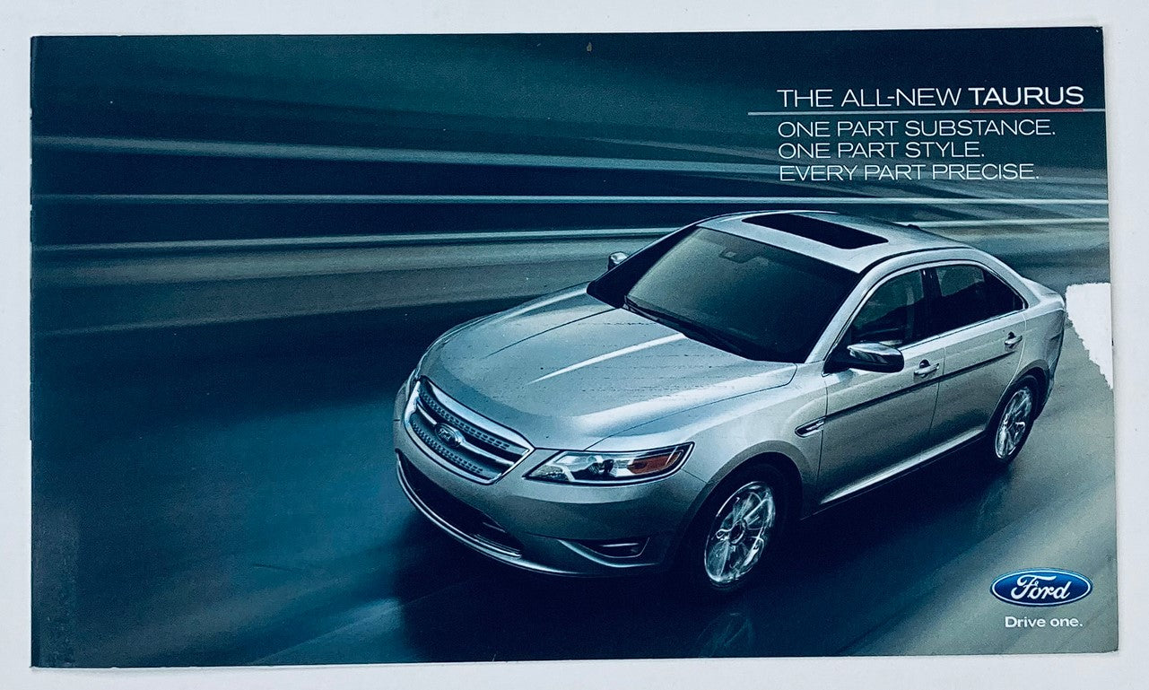 2011 Ford New-Taurus Dealer Showroom Sales Brochure Guide Catalog