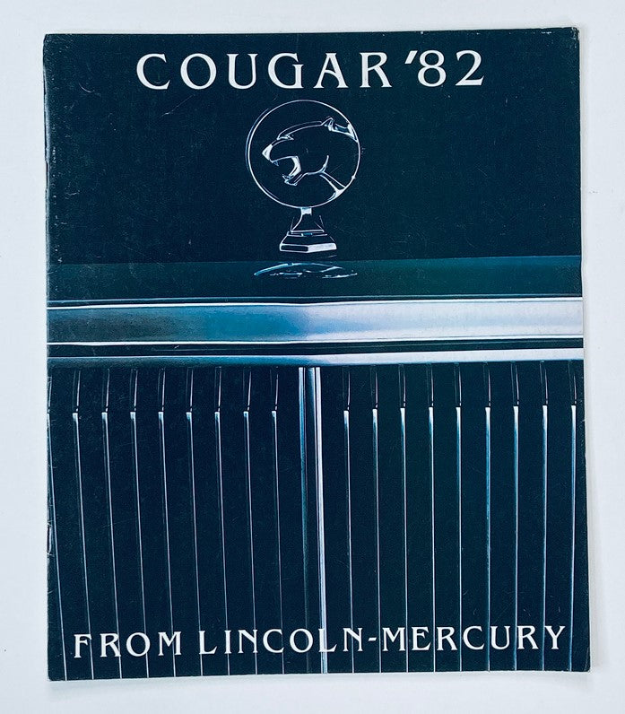 1982 Lincoln-Mercury Cougar Dealer Showroom Sales Brochure Guide Catalog