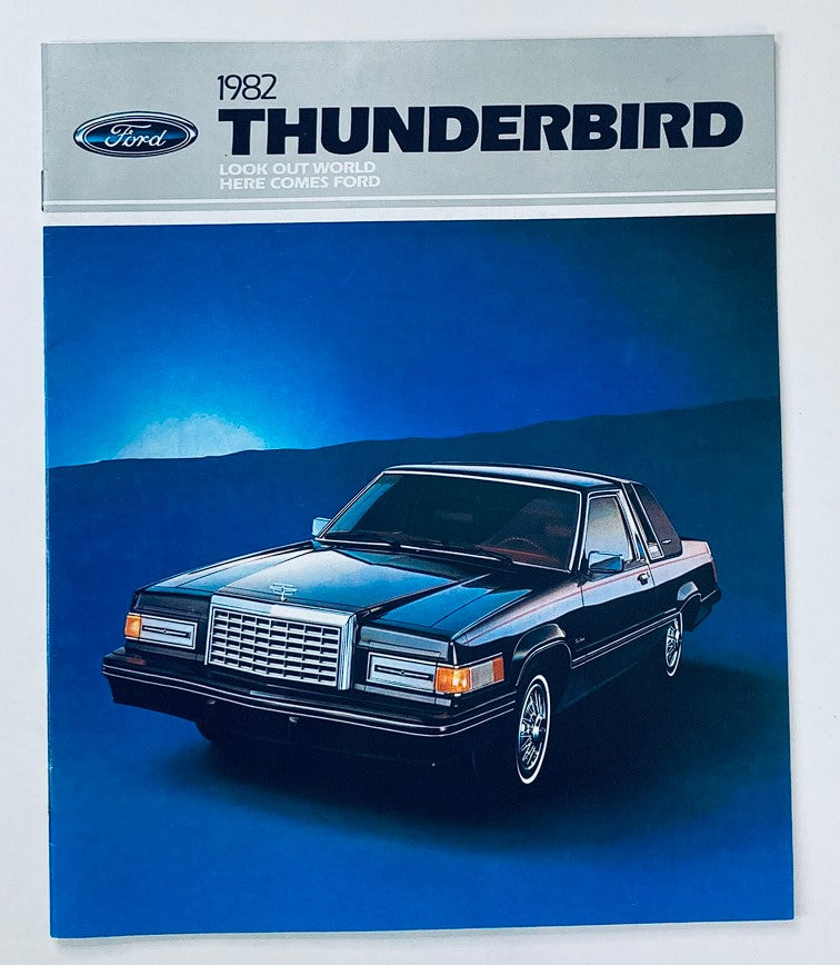 1982 Ford Thunderbird Dealer Showroom Sales Brochure Guide Catalog