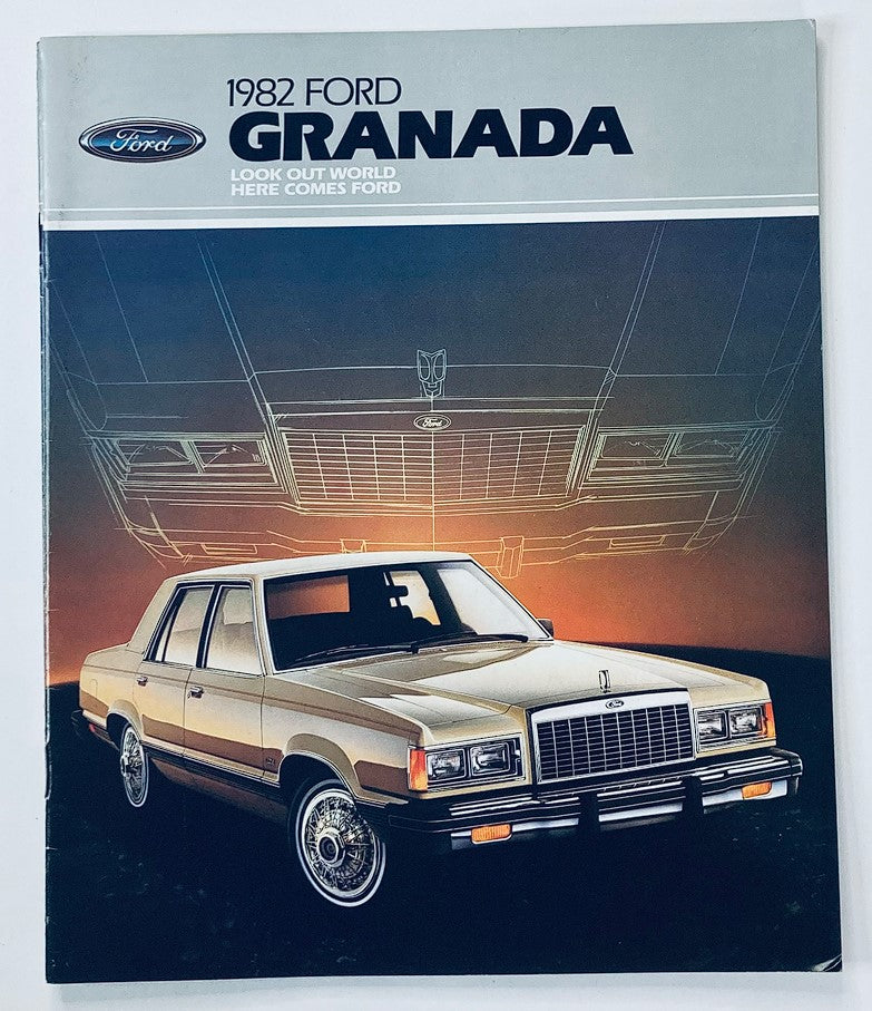 1982 Ford Granada Dealer Showroom Sales Brochure Guide Catalog