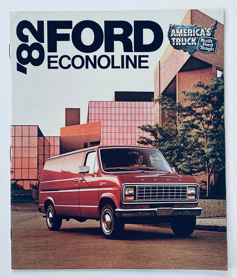 1982 Ford Econoline Dealer Showroom Sales Brochure Guide Catalog