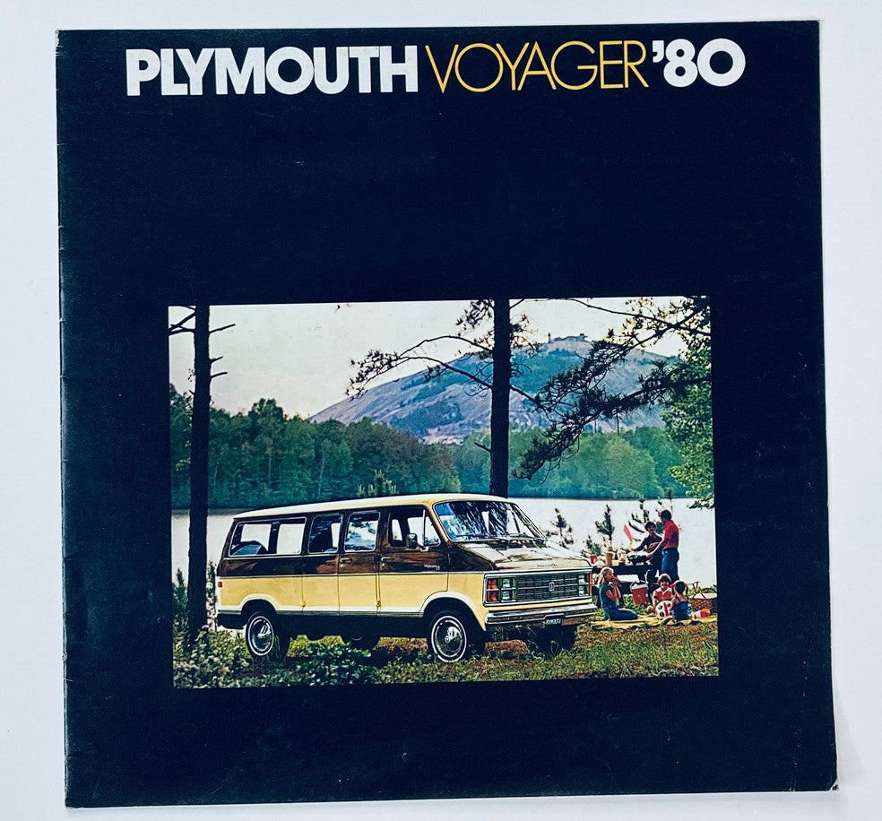 1980 Plymouth Voyager Dealer Showroom Sales Brochure Guide Catalog