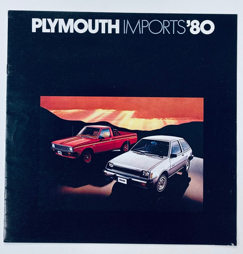 1980 Plymouth Imports Dealer Showroom Sales Brochure Guide Catalog