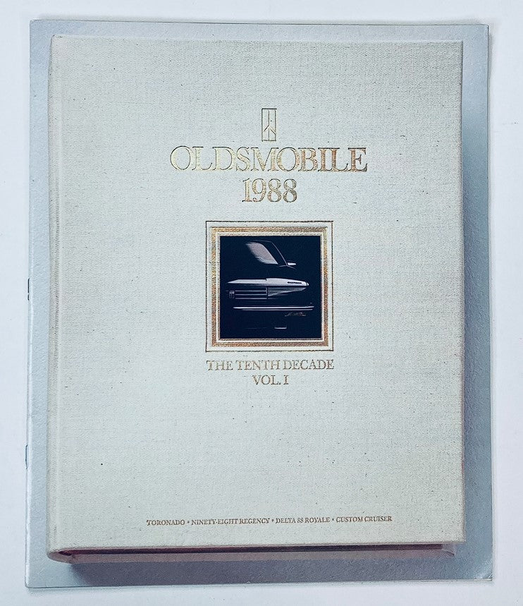 1988 Oldsmobile The 10th Decade Vol 1 Showroom Sales Brochure Guide Catalog