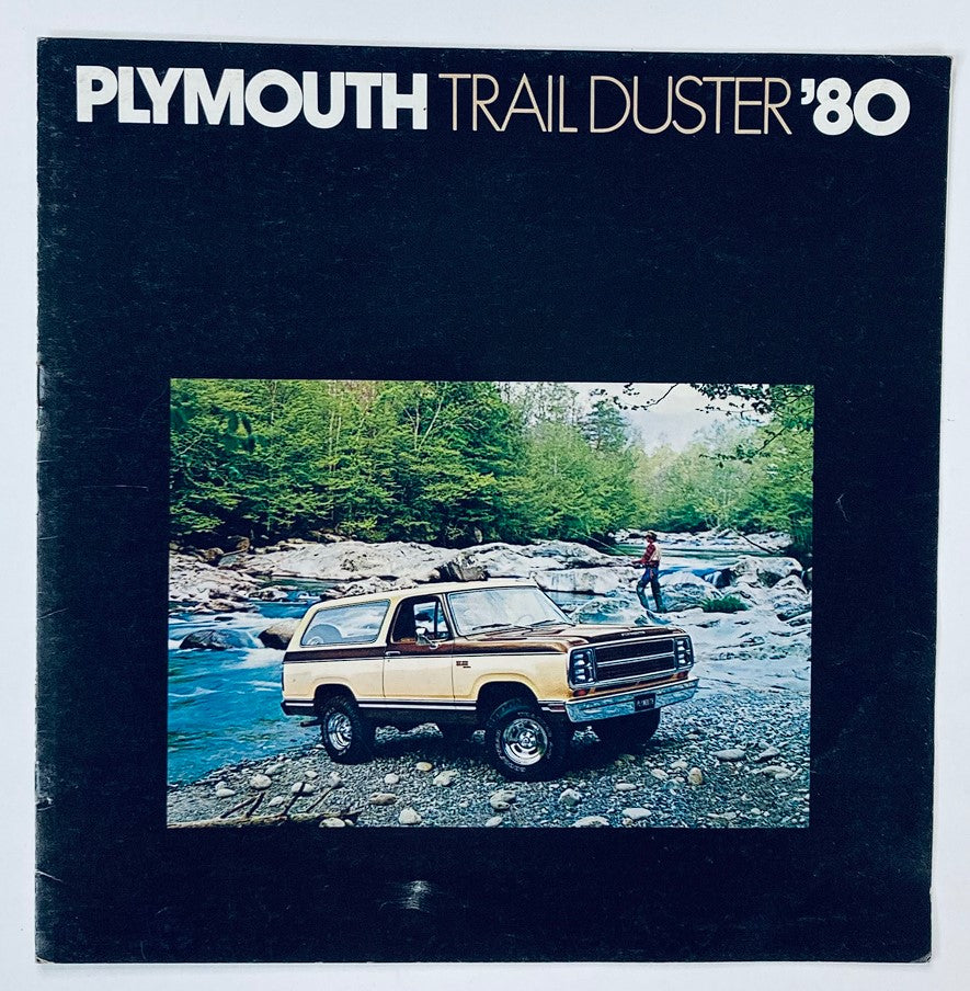 1980 Plymouth Trail Duster Dealer Showroom Sales Brochure Guide Catalog