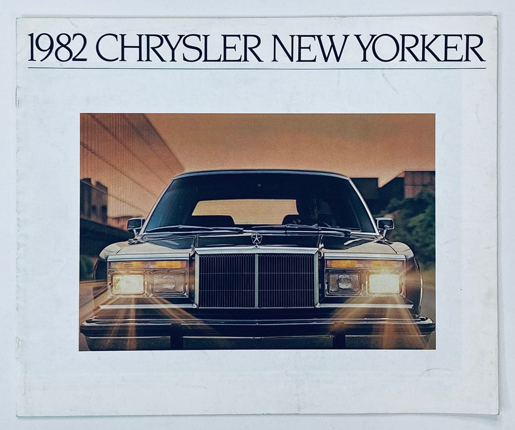 1982 Chrysler New Yorker Dealer Showroom Sales Brochure Guide Catalog