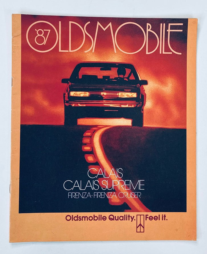 1987 Oldsmobile Calais Dealer Showroom Sales Brochure Guide Catalog