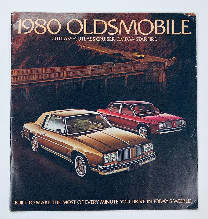 1980 Oldsmobile Cutlass Cruiser Dealer Showroom Sales Brochure Guide Catalog