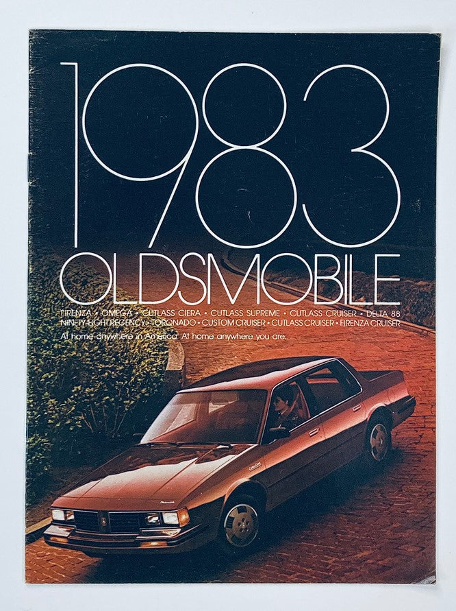 1983 Oldsmobile Omega Dealer Showroom Sales Brochure Guide Catalog