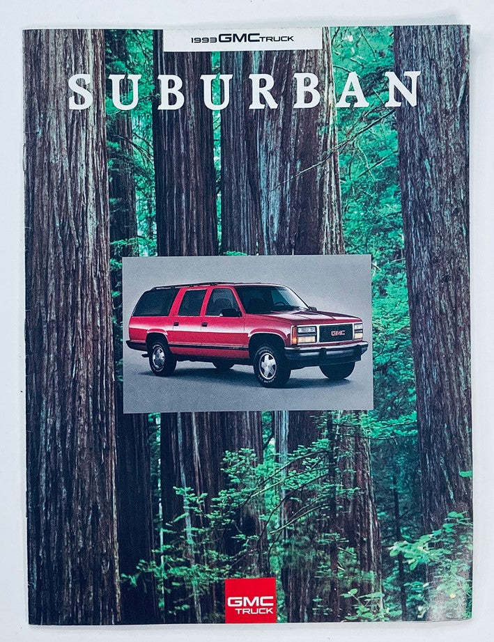 1993 GMC Truck Suburban Dealer Showroom Sales Brochure Guide Catalog