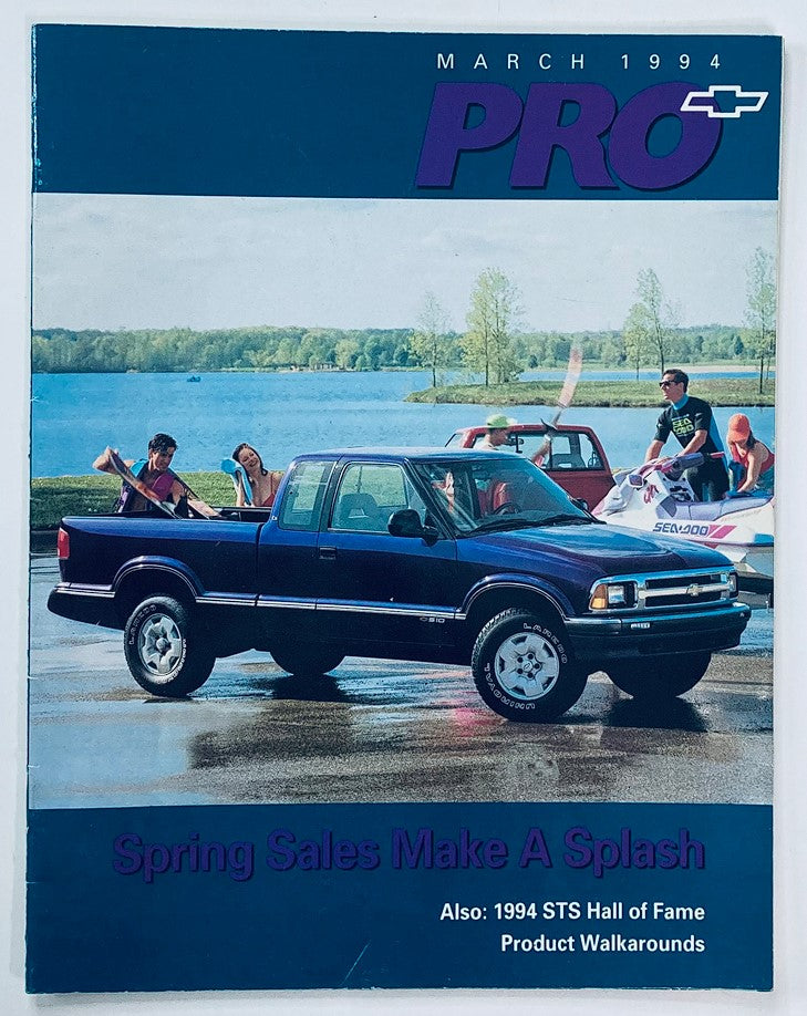 March 1994 Chevrolet Pro Dealer Showroom Sales Brochure Guide Catalog