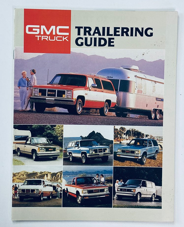 1988 GMC Trailering Dealer Showroom Sales Brochure Guide Catalog