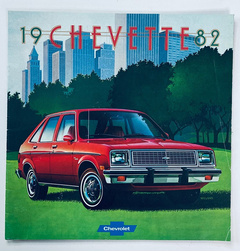 1982 Chevrolet Chevette Dealer Showroom Sales Brochure Guide Catalog